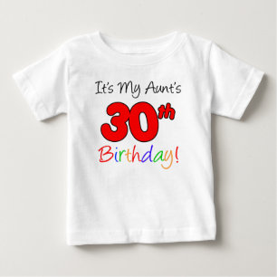 Der 30. Geburtstag der Tante Baby T-shirt