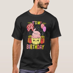 Der 34. Geburtstagskuchen T-Shirt