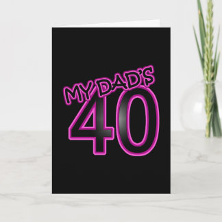 Der 40 meines Vaters Karte