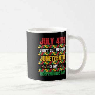 Der 4. Juli hat mir nicht die Zeit bis zum 19. Jün Kaffeetasse