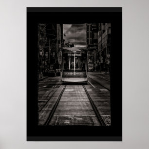Der 504 King Streetcar Nr. 3 mit Grenze Poster