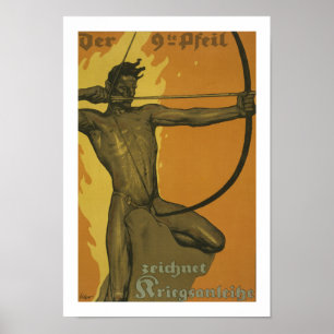 Der 9te Pfeil - Affiche allemande de la Première G