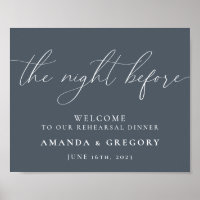 Der Abend vor der Hochzeit Probe Empfang