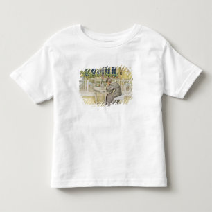 Der Abend vor der Reise nach England - Studie Kleinkind T-shirt