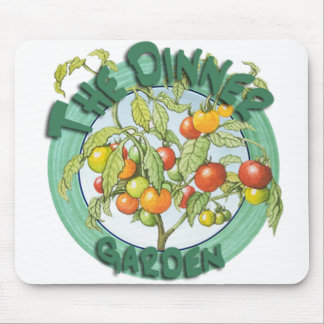 Der Abendessen-Garten Mousepad