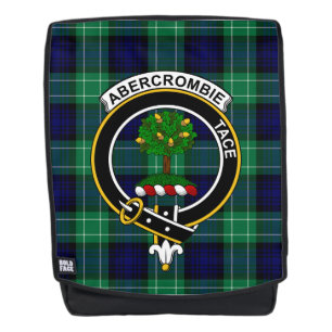 Der Abercrombie-Clan-Wappen-Tartan-Karo-Rucksack Rucksack