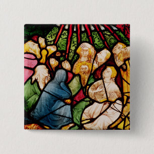 Der Abfall des Heiliger Geist, c.1400 Button