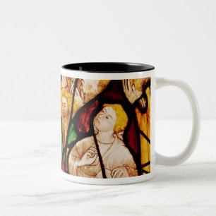 Der Abfall des Heiliger Geist, c.1400 Zweifarbige Tasse