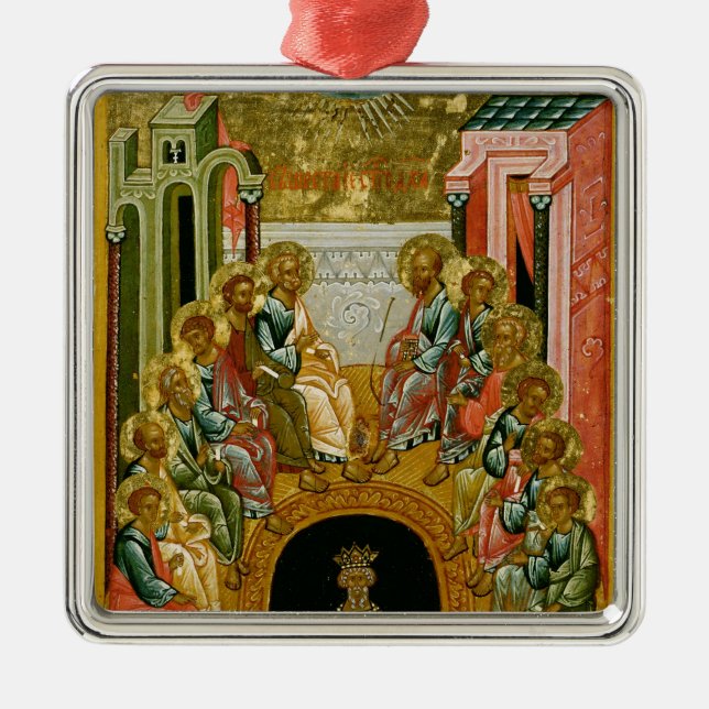 Der Abfall des Heiliger Geist Ornament Aus Metall (Vorne)