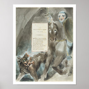 Der Abfall von Odin, eine Ode, 'von den Gedichten Poster