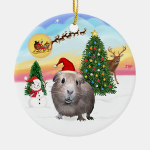 Der Abflug - Versuchskaninchen #2 Keramik Ornament