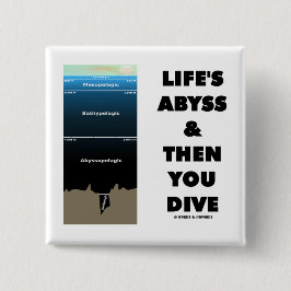 Der Abgrund und dann Sie des Lebens Tauchen Button