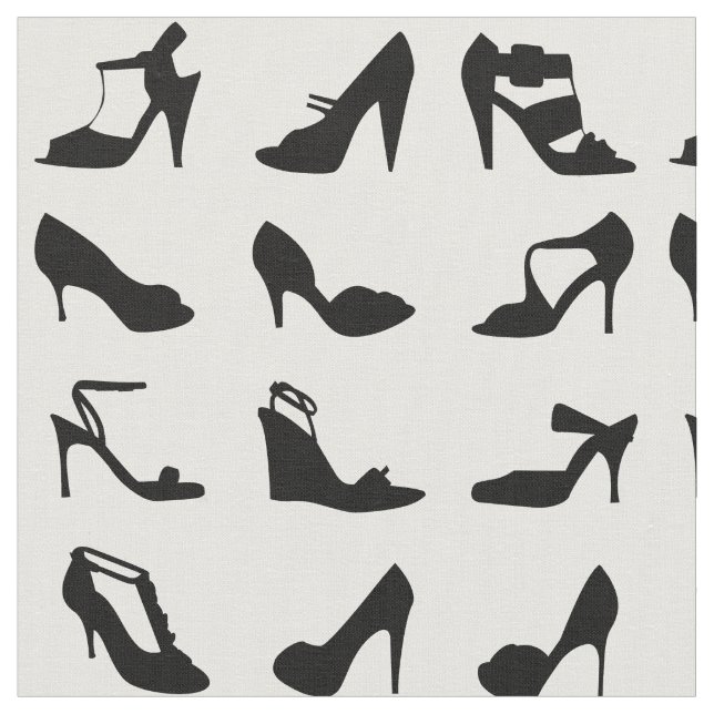 Der Absatz-Schuhe der Frauen Stoff (Nahaufnahme)