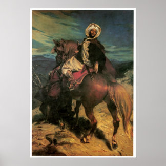 Der Abschied von König Boabdil in Granada Poster