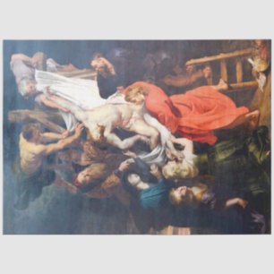 Der Abstieg vom Kreuz, Rubens Seidenpapier