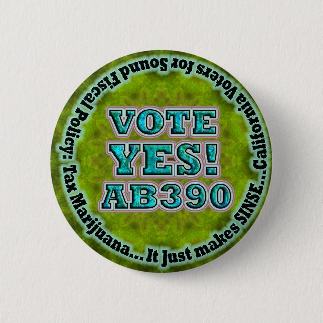 Der Abstimmung Knopf AB390 JA Button (Vorderseite)