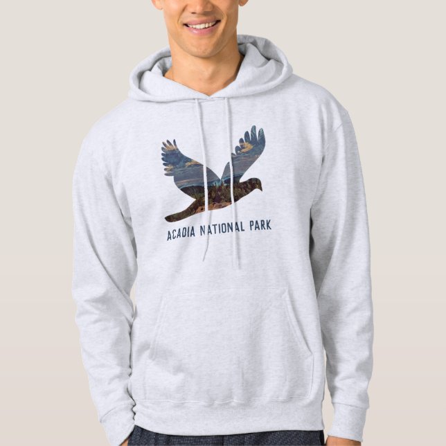 Der Acadia Sky Nationalpark individuell anpassbar Hoodie (Vorderseite)