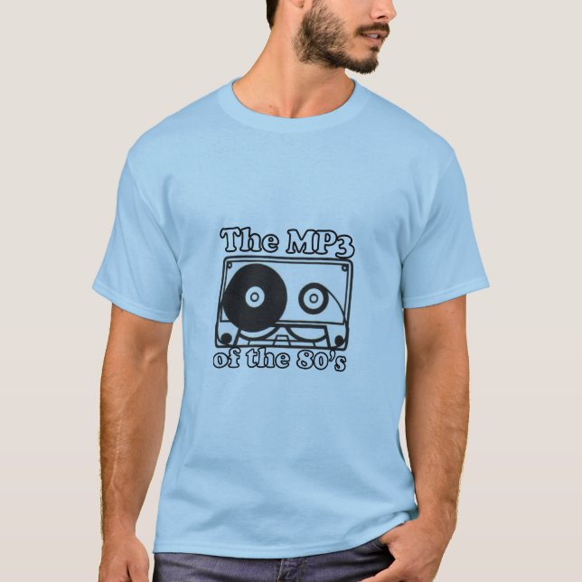 Der Achtzigerjahre MP3-Player T-Shirt (Vorderseite)