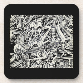 Der Adept oder ein Freakish Transfiguration Plasti Getränkeuntersetzer