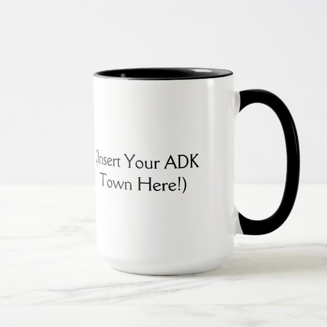 Der Adirondacks nennen - fügen Sie Ihre ADK Stadt Tasse (Rechts)