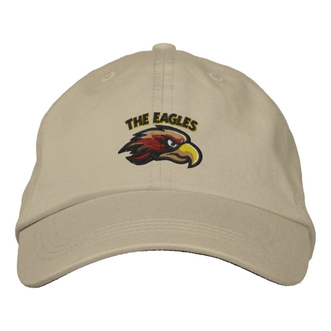 Der Adlerhut Bestickte Baseballkappe (Vorderseite)
