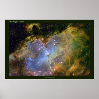 Der Adlernebel ist eine Fernsicht Poster