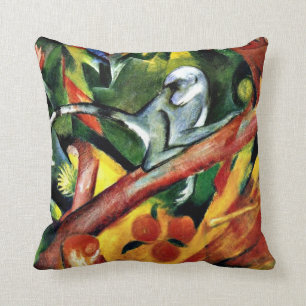 Der Affe - Franz-Marc-Kunstwerk Kissen