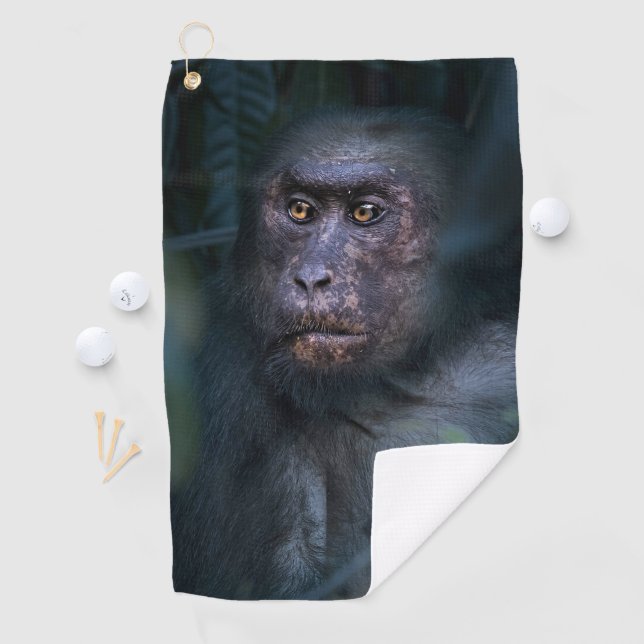 Der Affe im Dschungel Golfhandtuch (Insitu)
