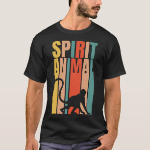 Der Affe ist mein Geisttier Retro T-Shirt