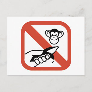 Der Affe nicht Gefüttert (2) Postkarte