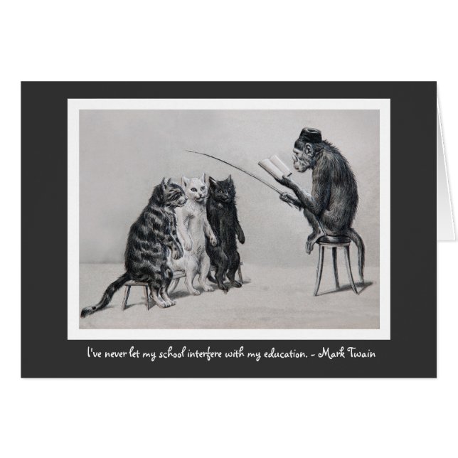 Der Affe-Professor (Vorderseite (Horizontal))