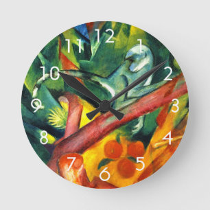 Der Affe Runde Wanduhr
