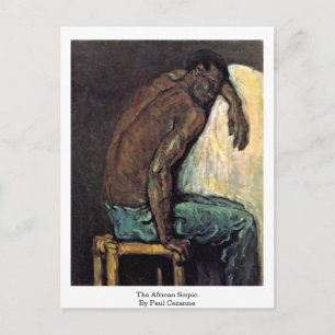 Der afrikanische Scipio von Paul Cezanne Postkarte