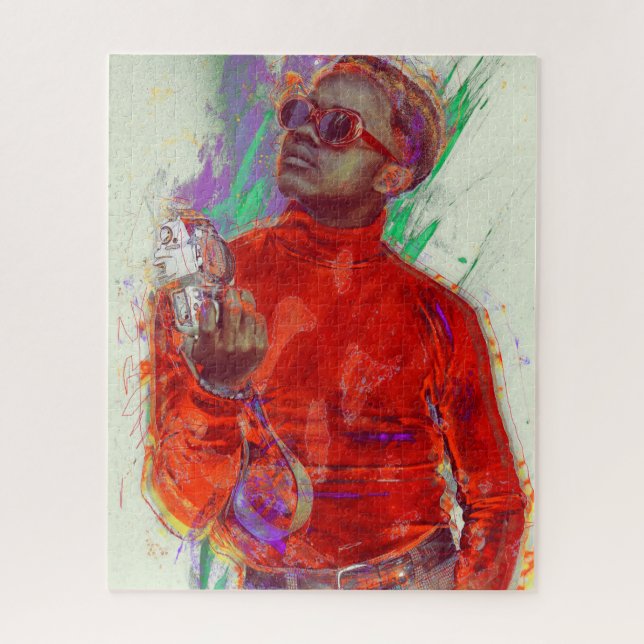 Der afrozentrische Fotograf (Vertikal)