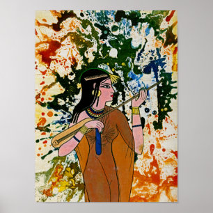 Der ägyptische Enchantress durch Michael Moffa Poster