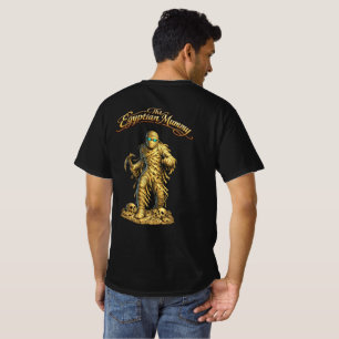 Der ägyptische Mumienkrieger mit leuchtenden Augen T-Shirt