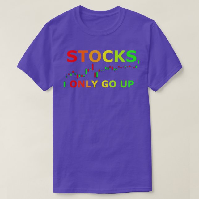 Der Aktienmarkt steigt nur in die reddits wall str T-Shirt (Design vorne)