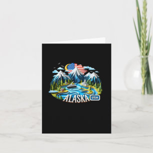 Der Alaska-Staat in den USA Karte
