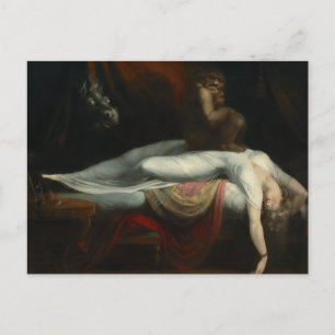 Der Albtraum Henry Fuseli Malerei Postkarte
