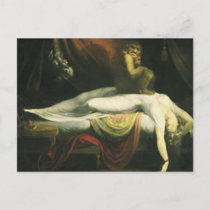 Der Albtraum Postkarte