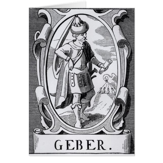 Der Alchemist Geber (Vorne)