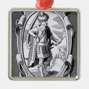Der Alchemist Geber Ornament Aus Metall