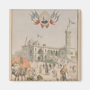 Der algerische Pavillon an der universellen Magnet