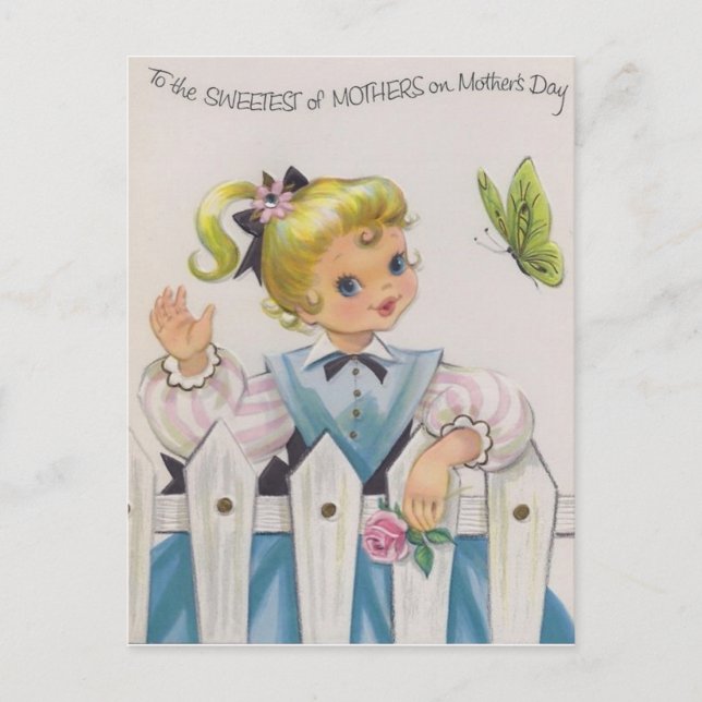 Der allerliebsten Mutter Postkarte (Vorderseite)