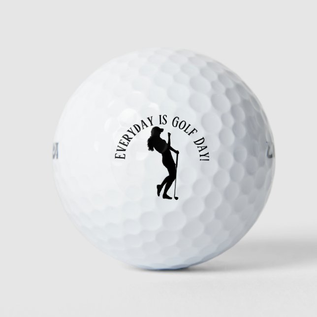 Der Alltag ist der Golf Day Golfball (Vorderseite)