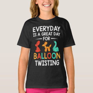 Der Alltag ist ein großer Tag - Ballon Twister Bal T-Shirt
