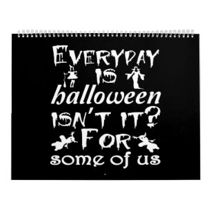 Der Alltag ist halloween, oder nicht für einige v Kalender