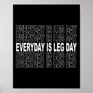 Der Alltag ist Ledertag - Funny Weightlifter Gym M Poster