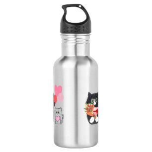 Der Alltag ist Meowmy's Day Edelstahlflasche