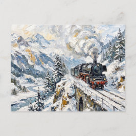 Der Alpine Express Dampftzug Schneeberg Postkarte